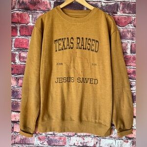 Texas Raised Graphic Crewneck Sweatshirt